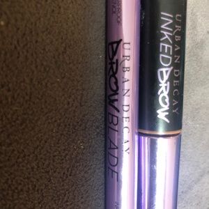 Urban Decay brow blade and inked brow gel